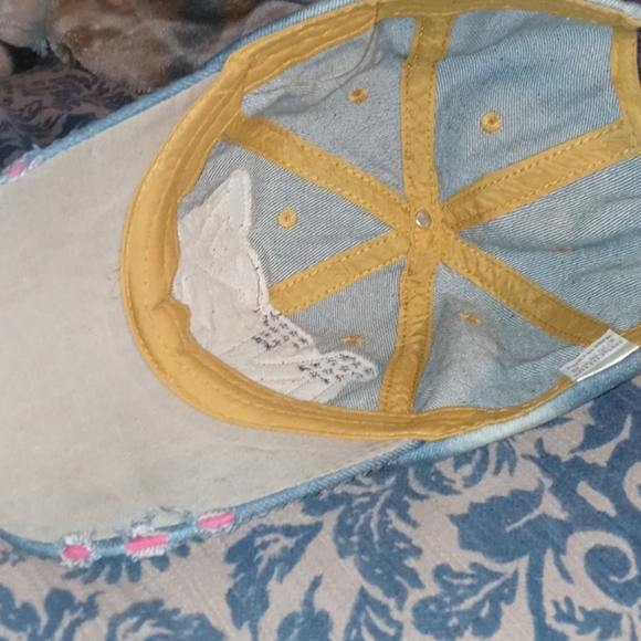 Demin  hat bling bling one size - Picture 2 of 3